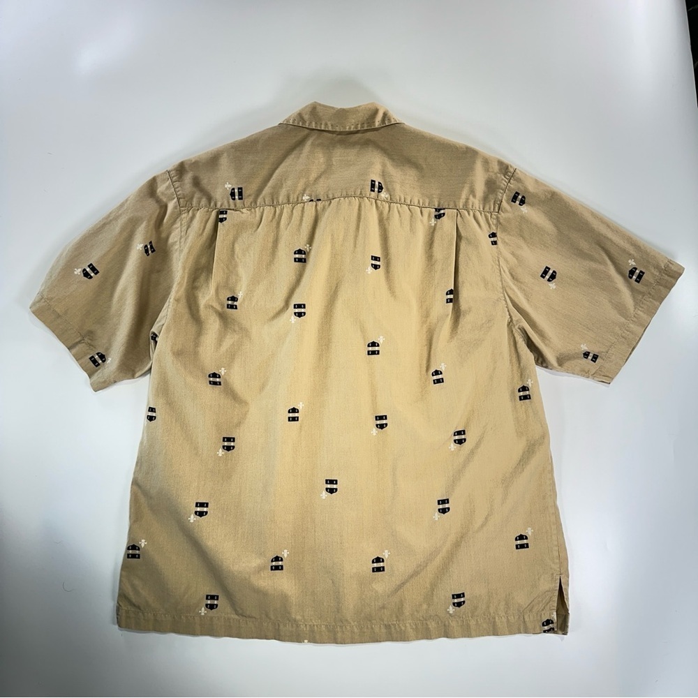 Nat Nast Tan Patterned Casual Shirt - Picture 6 of 12